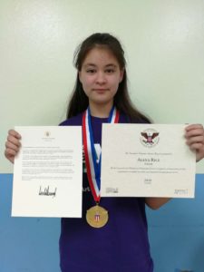 President's Volunteer Service Award Gold Winner 2018